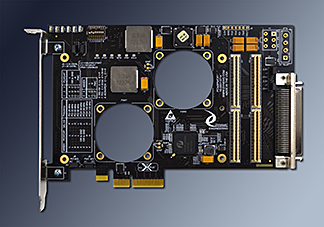 4 lane PCIe to PMC adapter in 1/2 size PCIe card